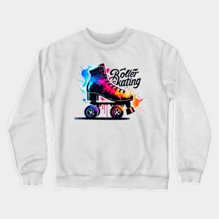 Roller Skates Crewneck Sweatshirt